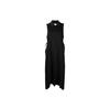 SS21 Polo Neck Sleeveless Dress Women Dresses Black GV4354