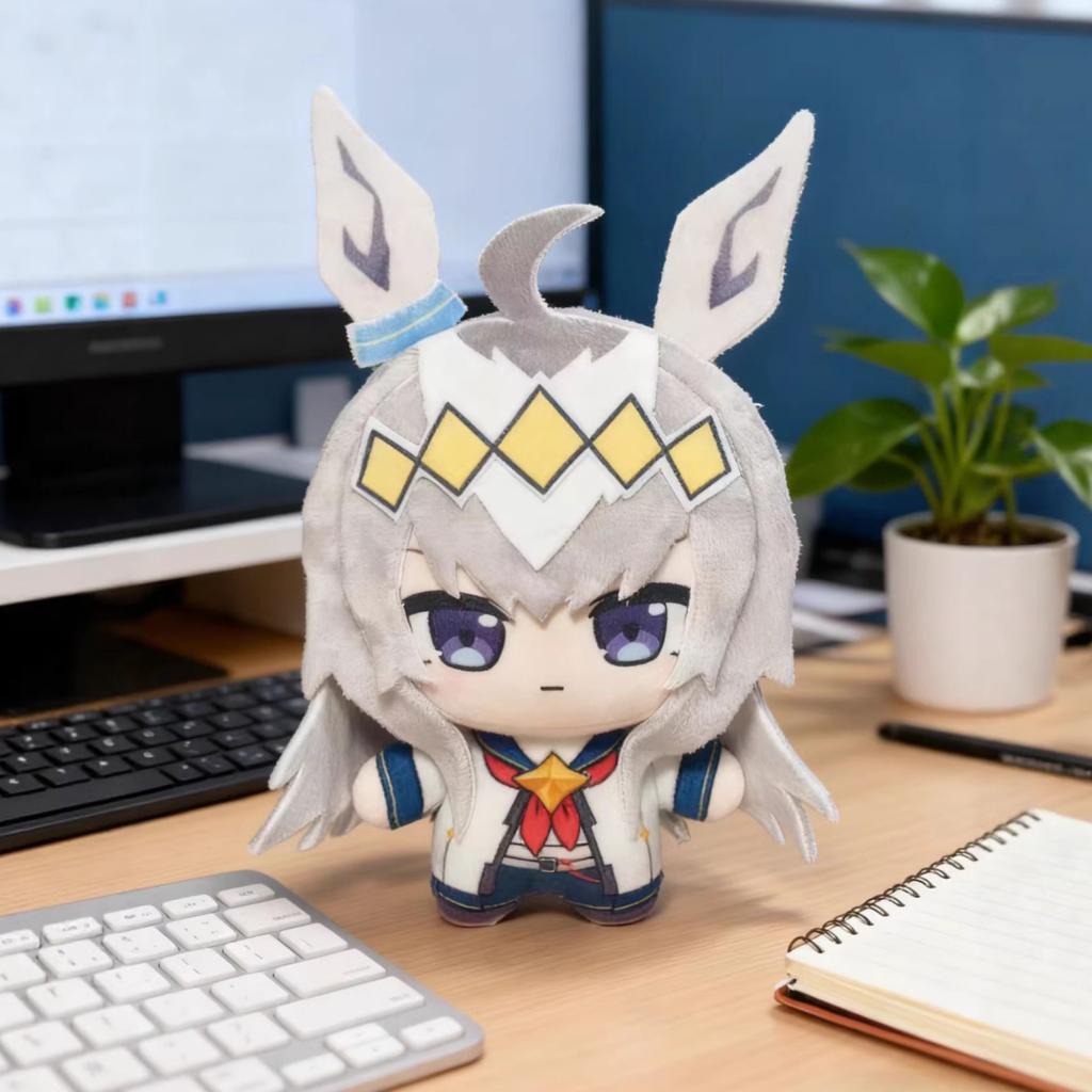 Kawaii Oguci Cap Plush Toy Uma Musume Pretty Derby Anime Merchandise Soft Stuffed Plushie Collectible Birthday Gift For Fans