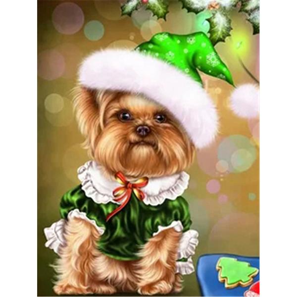 5D DIY Алмазная картина Набор Милый щенок Искусство Алмазная вышивка Стразы Украшения для дома