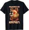 Funny Powered By Japanese Ramen Noodle Aesthetic Art Gift Unisex T-Shirt