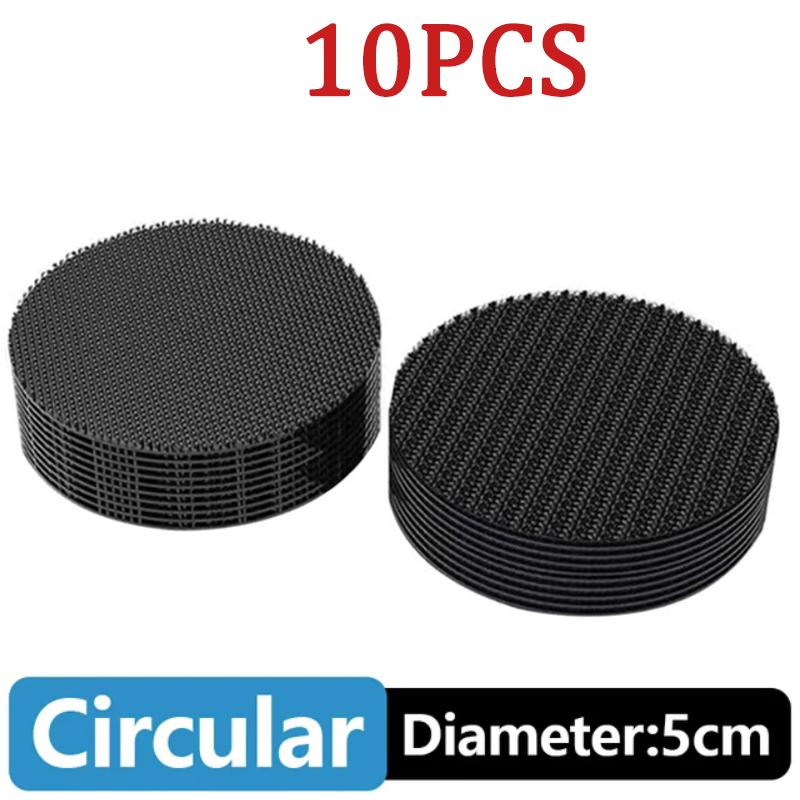 Автомобильная ковровая лента Универсальный зажим для коврика для пола Фиксирующий кронштейн Захват Самоклеящаяся застежка Наклейка Заплатки для фиксации автомобильного коврика для пола