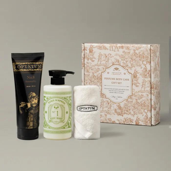 Happy Birthday Body Care 3-piece Gift Set (Wash + Lotion + Towel)