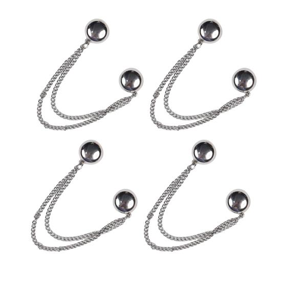 4/8/12 шт. Магнитные зажимы для одежды, пуговицы для штанин, регулируемые зажимы для штанин, булавки, быстрые застежки для рубашки