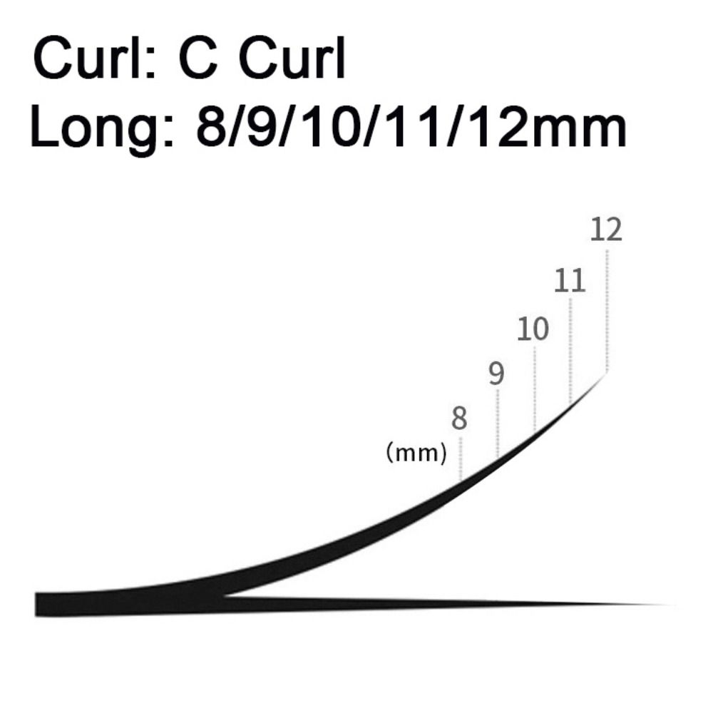 Handmade DIY Natural Long Individual Eyelashes Grafting Eyelashes Premade Volume Fan Eyelashes