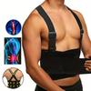 Back Brace Heavy Duty Back Brace Breathable Lumbar Corset Sweat Belt Spine Support Belt Workout