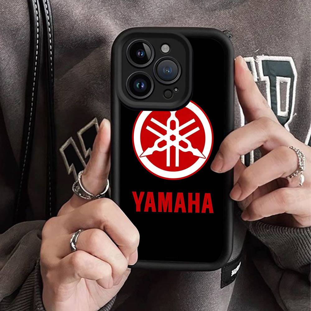 Классический чехол для телефона с логотипом Y-YAMAHAS для мотоцикла, для IPhone 17 16 E 15 14 13 12 11 Pro Max Plus, задняя крышка