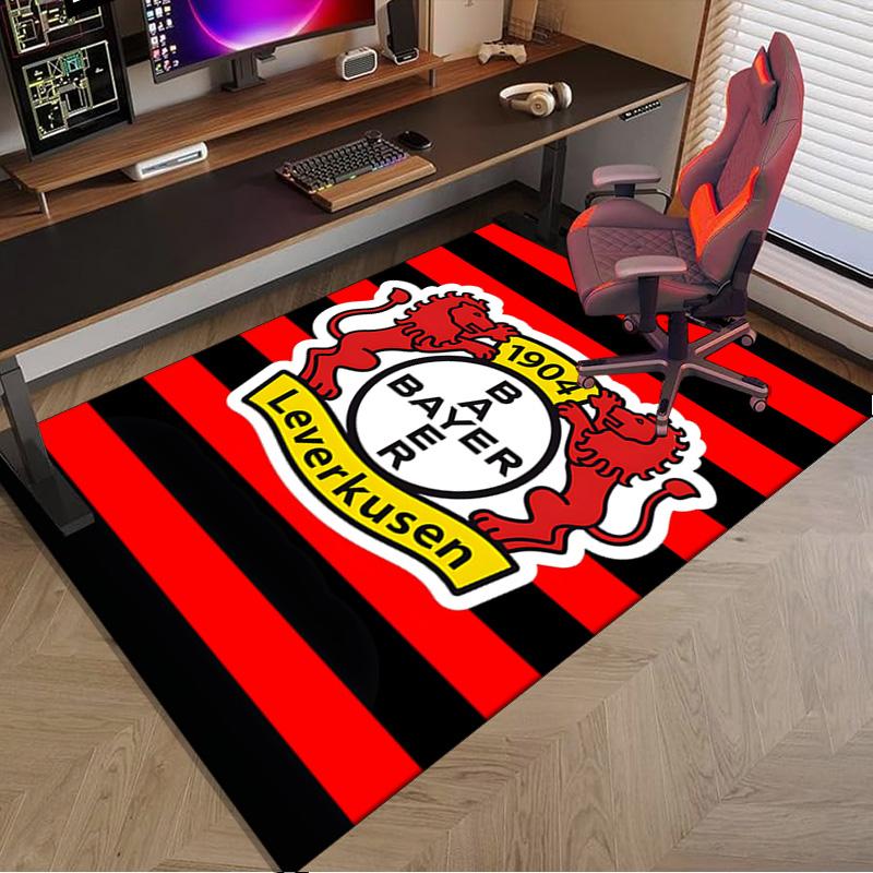 Bayer Football Club Printed Area Rug for Office, Chair Rug, Decorative Carpet Floor Mat, Large Size Fan gifts Christmas gifts