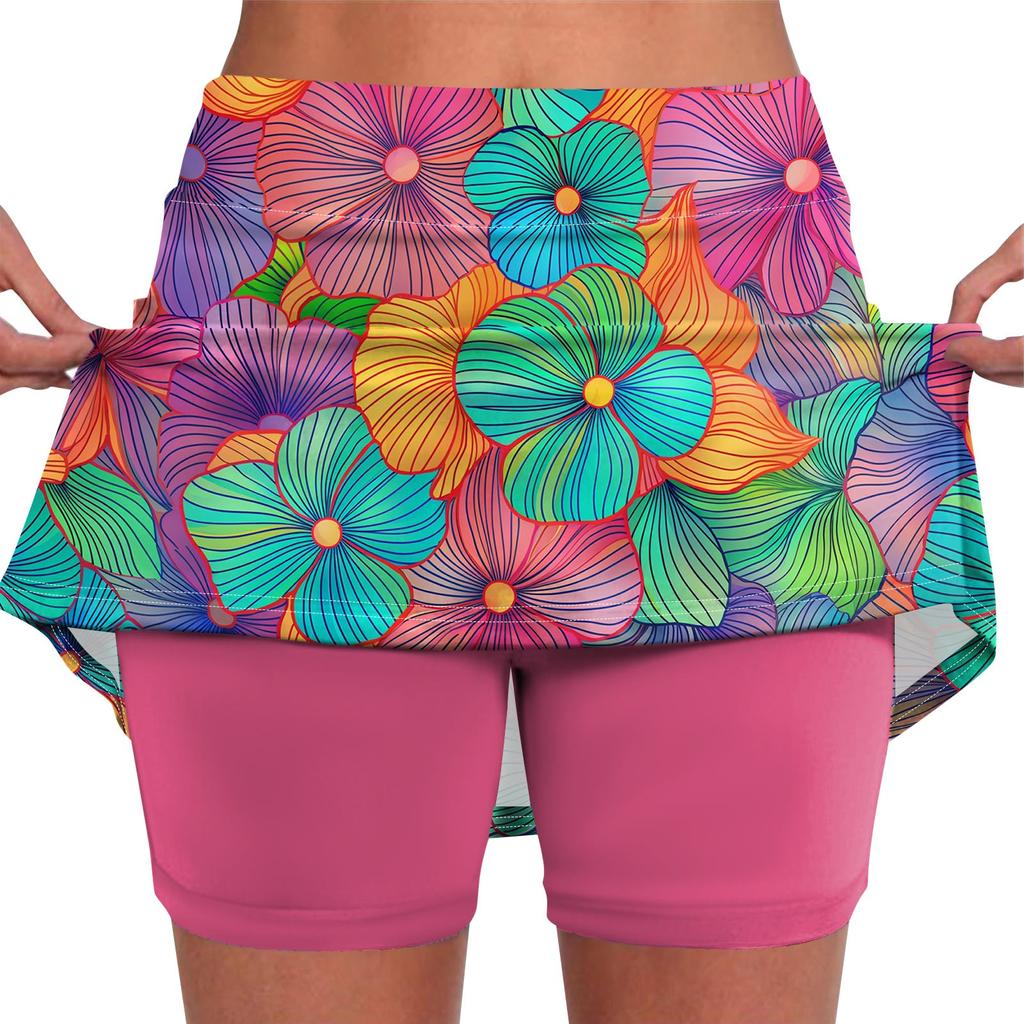 Эластичные брюки-кюлоты для йоги для женщин, спортивные шорты с принтом, легкие узкие однотонные бегуны с высокой талией