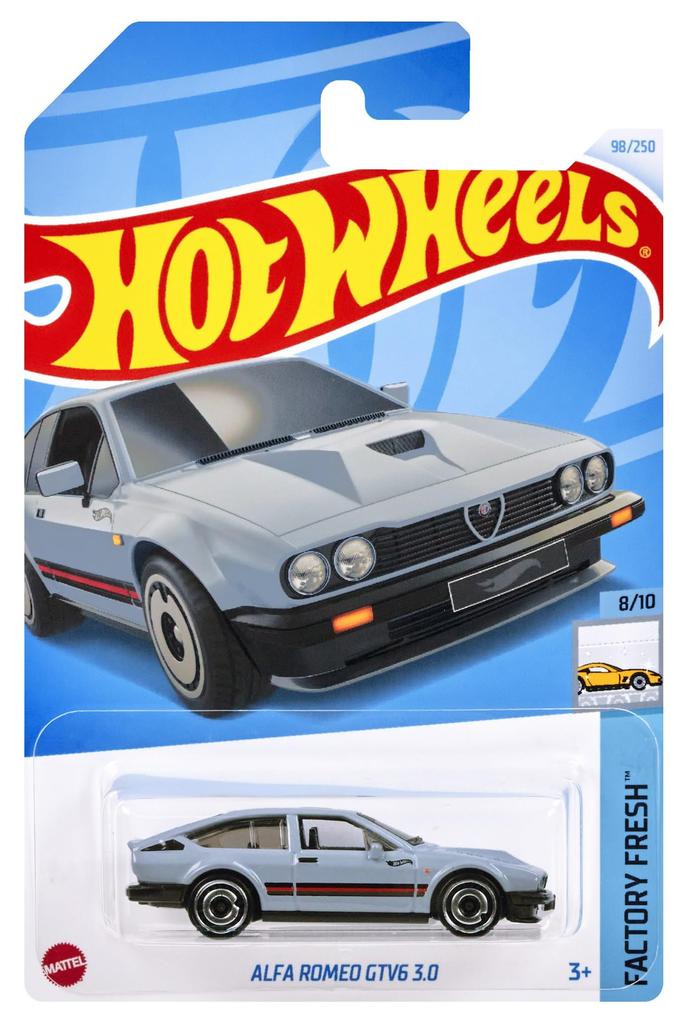 Hot Wheels Basic Car Alfa Romeo GTV6 лет и HXP95 3.0 [Мини-автомобиль] [3 вверх]