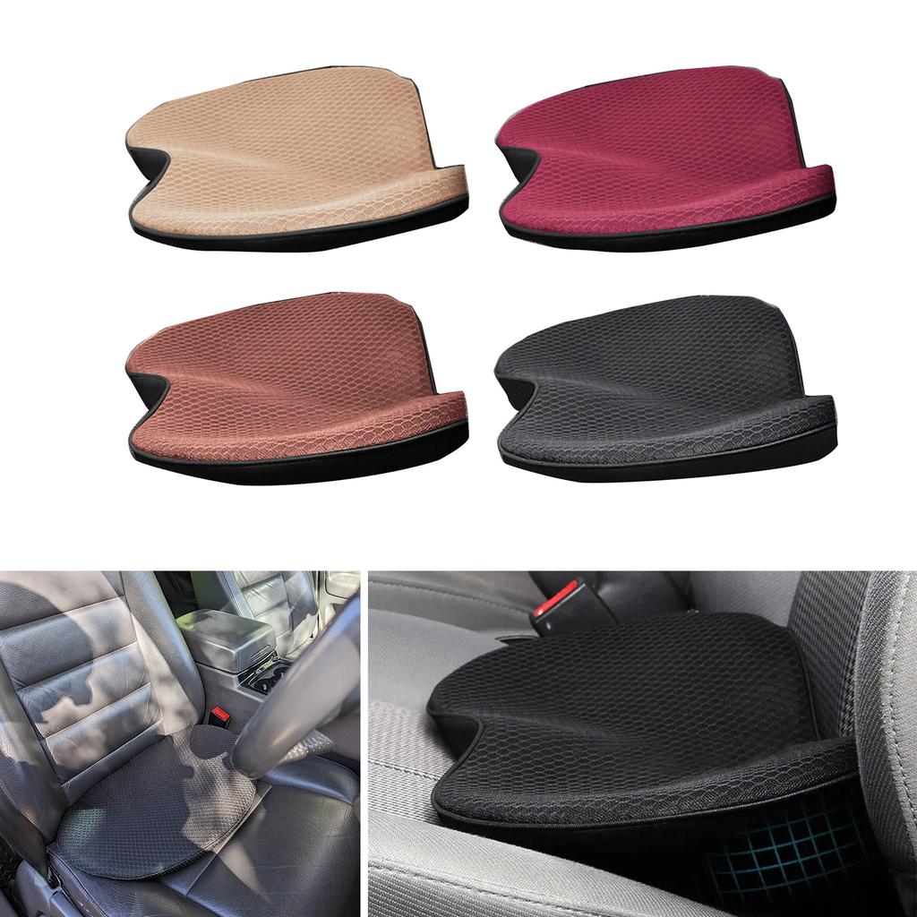 Автомобильная подушка-клин для сиденья для водителя/пассажира, подушка сиденья с памятью для вождения, улучшает зрение/осанку