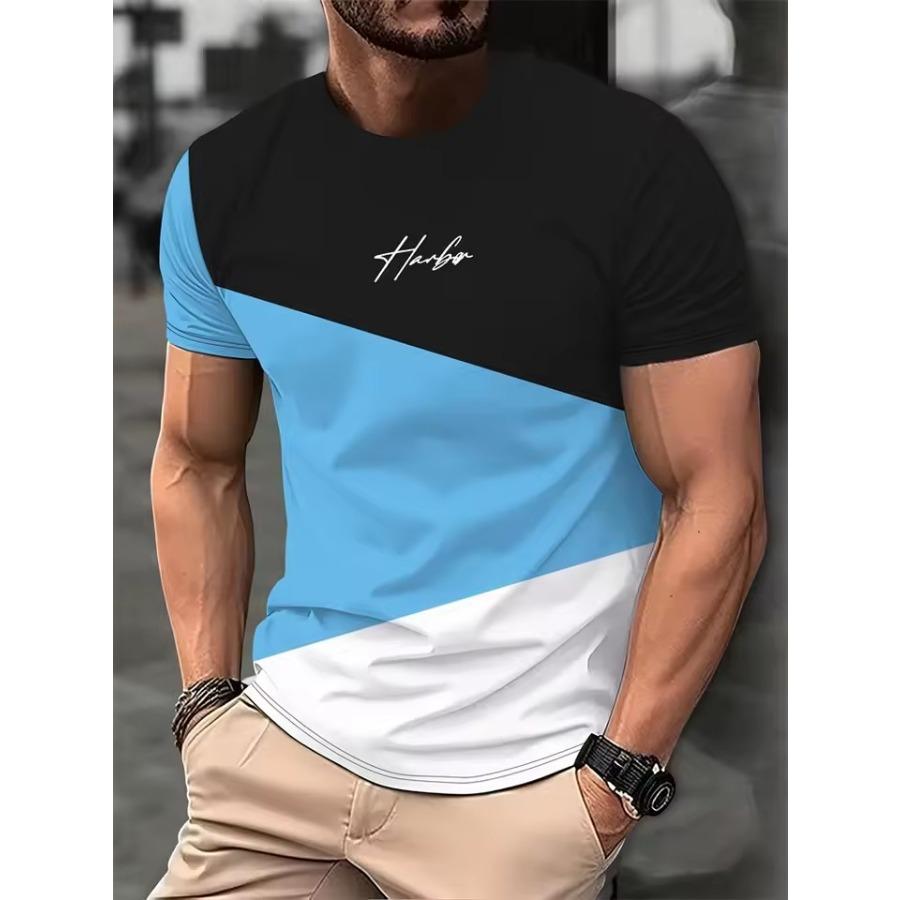 Мужская повседневная футболка с разноцветным принтом Футболка King Fitness Shirt Oversize Топы с коротким рукавом для мальчиков Винтажные мужские футболки