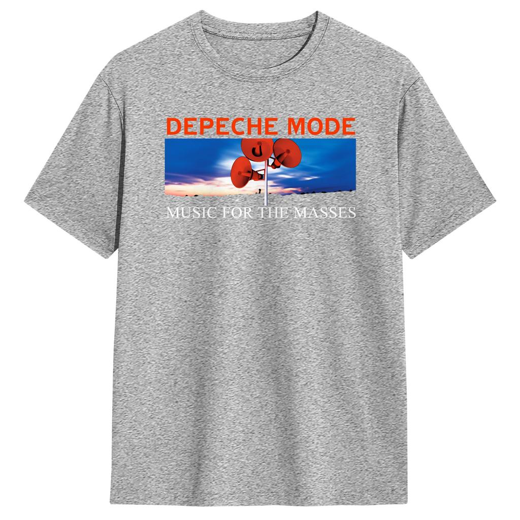 Beach Depeche Mode music for the masses Hip Hop TShirts Cotton Tee Shirt for Adult Aesthetic Pattern Short Sleeve Tops