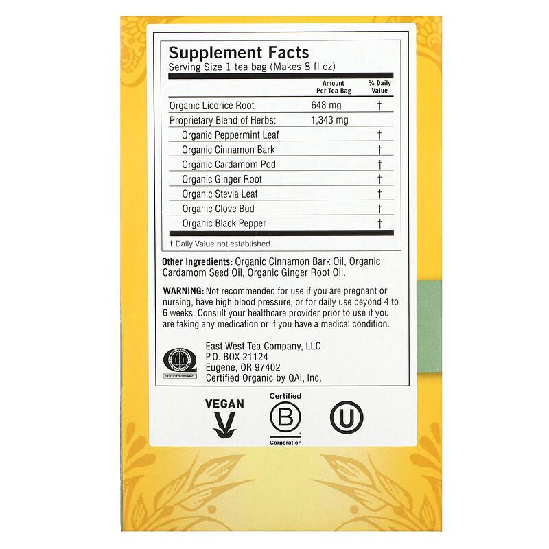 Egyptian Licorice® Mint, Caffeine Free, 16 Tea Bags, 1.12 oz (32 g)