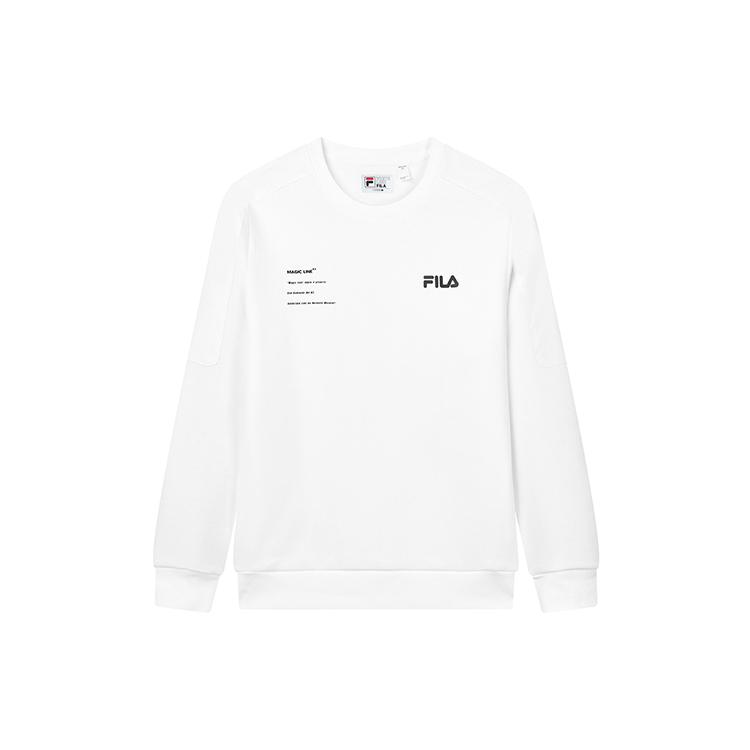 New FILA Sweatshirts Men's Standard White F11M149201F-WT