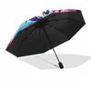 My Little Pony Friendship Portable Automatic Umbrella Folding Umbrella with 8 Ribs Sturdy Construction All-Season Use Fashion Lovers Gift