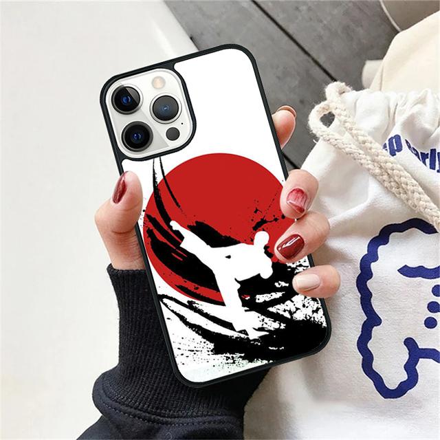 Oyama Kyokushin Karate taiji Чехол-ракушка Для iPhone 17 Air 15 16 14 13 12 Pro Max 11 Pro Max Plus Чехол для телефона
