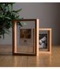 A4 3D Creative Photo Frame: No-Punch, Double-Sided Glass Plant Specimen Display (6-Inch/7-Inch)