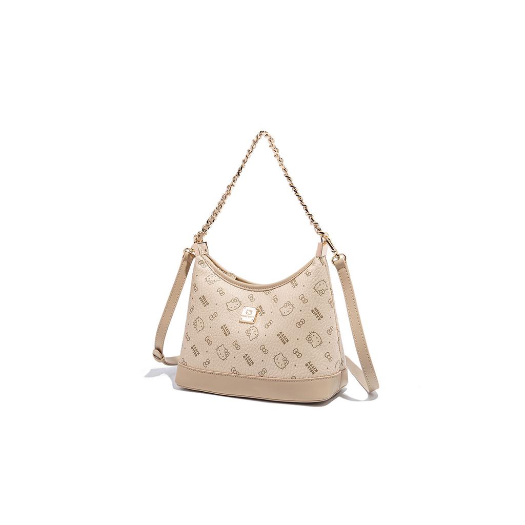 New Sanrio Hello Kitty PU Portable Crossbody Bag, Shoulder Bag Women's Pink/Brown/Milk Tea SHHF41588