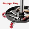 In-Stock Auto Repair Stool with Universal Wheels and Tool Tray