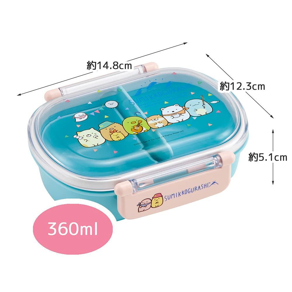 Skater Antibacterial Fluffy Bento Box 360ml Sumikko Gurashi Camping Made in Japan Kids' Ag+ QAF2BAAG-A