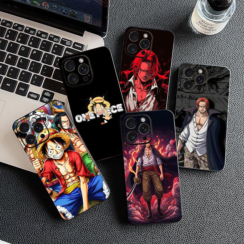 Чехол для Apple iPhone 17 16 14 15 Plus Pro Max 16E ProMax + 15Plus 15+ 16+ Корпус Чехол для телефона Shanks Рыжие Волосы One Luffy Pieces