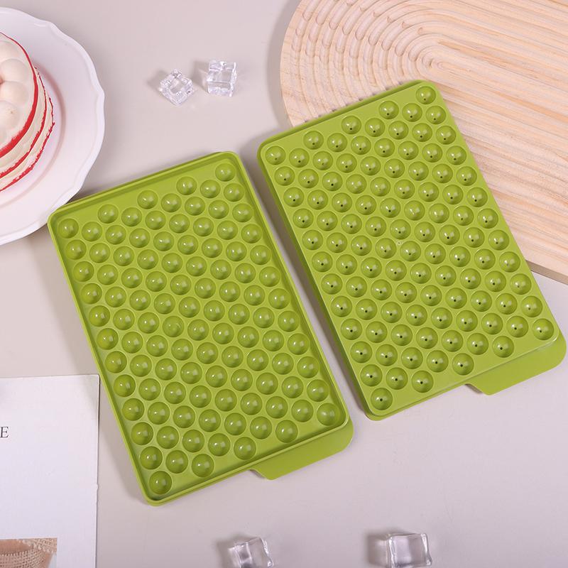 104 сетчатый круглый лоток для льда с крышкой из полипропилена, летняя форма для кубиков льда, форма для хоккея на льду, круглая форма для приготовления льда