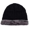 2021 New Solid Color Knit Beanie Hat Men's Winter Hats Boy Warm Plus Velvet Thicken Hedging Cap Skullies Wool Caps Bone Male