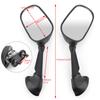 Пара боковых зеркал заднего вида левое и правое для Yamaha YZF R1 YZF R6 2006-2008