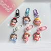 Cartoon Cartoon Resin Keychain Creative Little Metal Keyring Cute Small Keychain Headphone Case