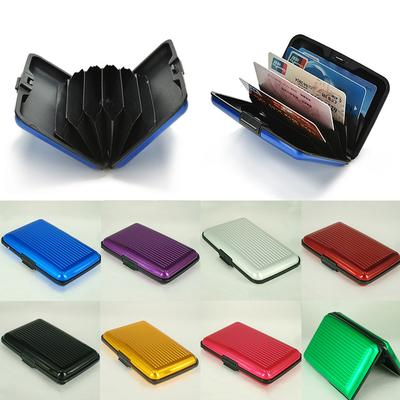 Модная анти-RFID креативная многоцветная водонепроницаемая карта 1 шт. новая сканирующая карта кошелек удостоверение личности 8 цветов сумка для карт коробка для хранения модный бизнес кредит