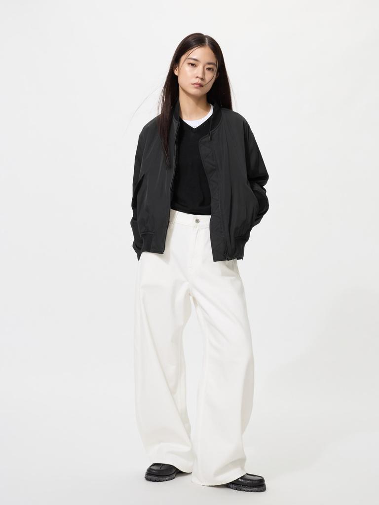 Uniqlo Свободные джинсы-бананы укороченные