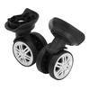 1 Pair 360 Degree Rotation Luggage Wheel Spare Part Low Noise Easy to Install Trunk Wheels Universal Suitcase Castor