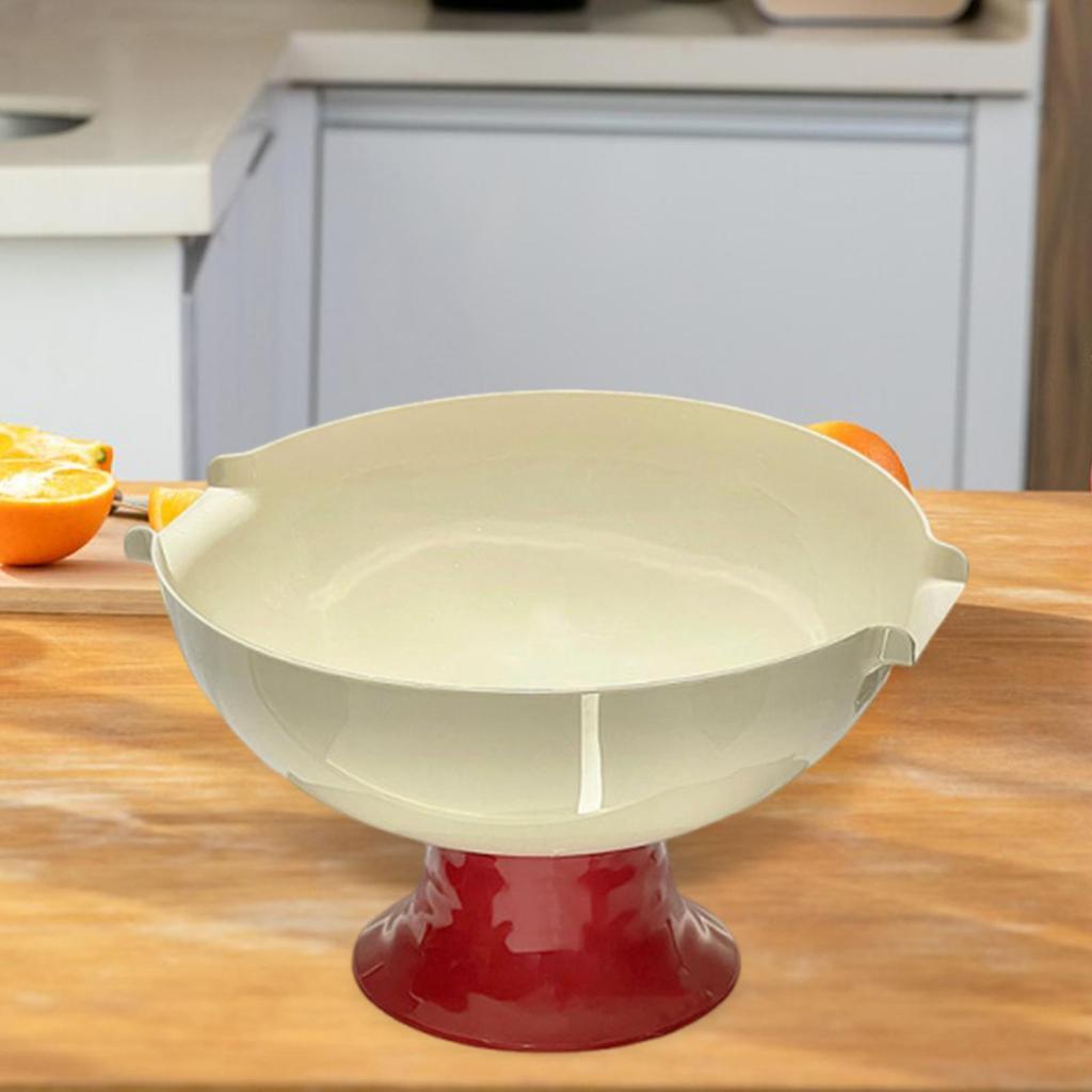 Pedestal Fruit Bowl Fashion Birthday Living Room Creative Practical Serving Tray High Footed Fruit Serving Bowl Vegetable Holder