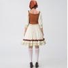 Halloween Costume Dress Women Wolf Grandma Match Girl Beer Party S-XXL Role Play Festive Supplies