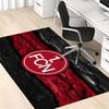 FC Nurnberg Logo Wood Texture Background Area Rug, Non Slip Soft Floor Mat Football Fan Living Room Home Decor Carpet