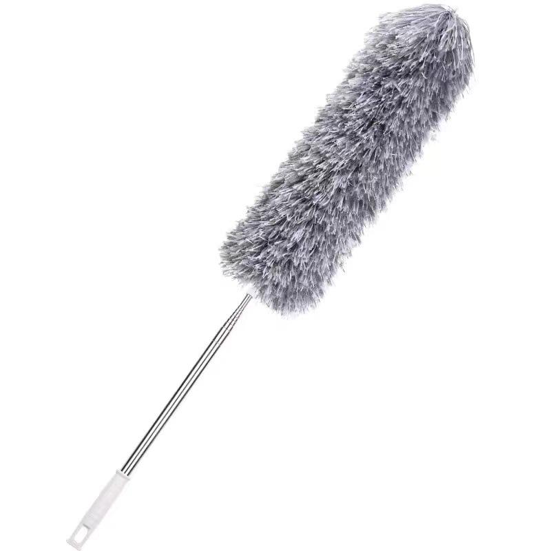 Retractable Electrostatic Feather Duster for Household Ceiling Dust Removal