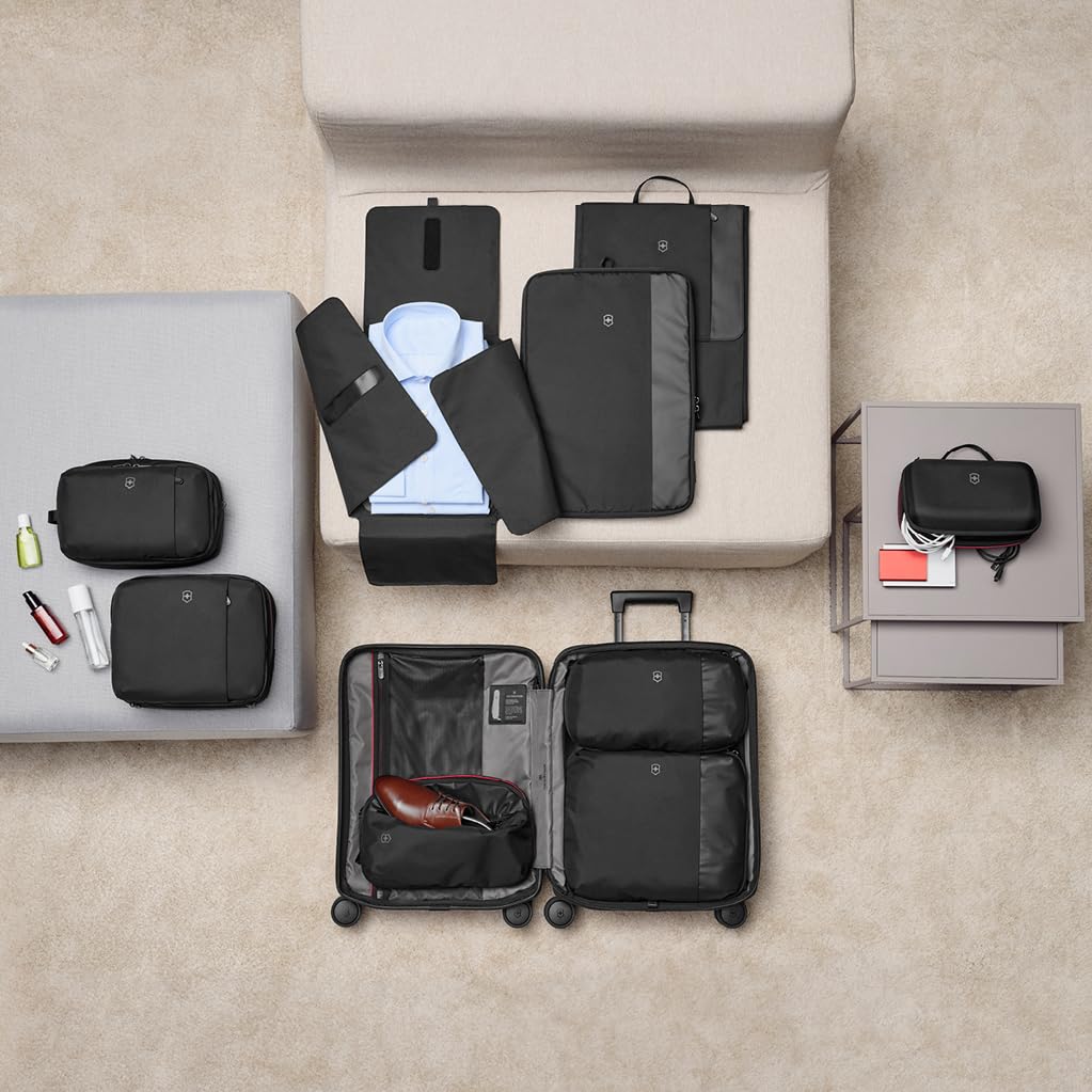 VICTORINOX Travel Essentials Packmore Organizer Чехол для рубашки Дорожный чехол Дорожный Черный 653359