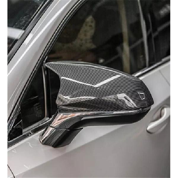 2× Carbon Fiber Look Side Mirror Cover Cap For Lexus NX200/NX260 RX300 2016-