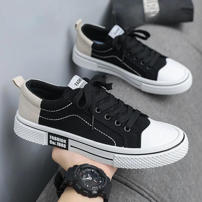 Fashion Breathable Casual Shoes for Men Leisure Man Shoe Canvas Classic Original Non-leather Cheap Liquidation Comfortable Work Sneakers