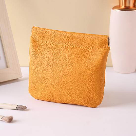 12 шт. Косметичка из искусственной кожи на кнопке, мини-косметичка, водонепроницаемая сумка для хранения, портативная самозапечатывающаяся сумка