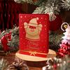 Hot stamping English Christmas cards, high-end Christmas tree gifts, gifts for the elderly, flower bouquets, store decorations, small cards