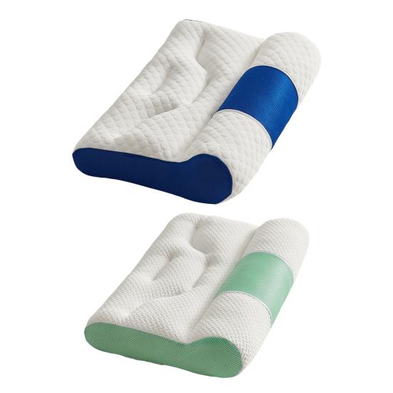 Cervical Support Pillow Sleep Enhancing Neck Pillow Breathable Ergonomic Pillow on Bed for Neck Fatigue Relief Healthy Sleep Posture