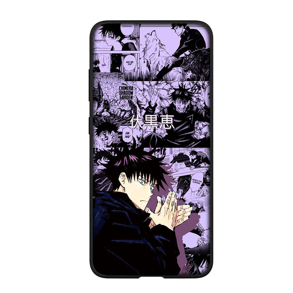 Для iPhone 17 15 Xiaomi Poco F7 F8 X7 X6 C85 C75 C71 M8 Redmi Note 14 13 12 11 Pro Max 14C 13C 15C A3 A4 Чехол для телефона Мультяшный Jujutsu Kaisen Годжо Сатору