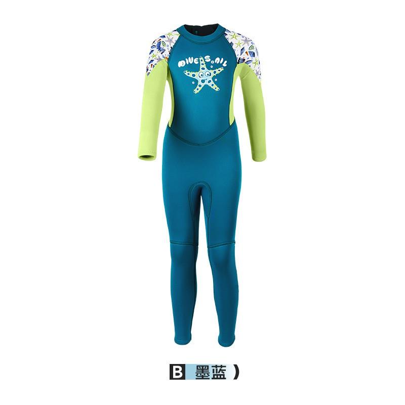 Kids 2.5mm Neoprene Wetsuit Diving Surfing Swimming Warm Long Sleeve Full Body Suit Boys