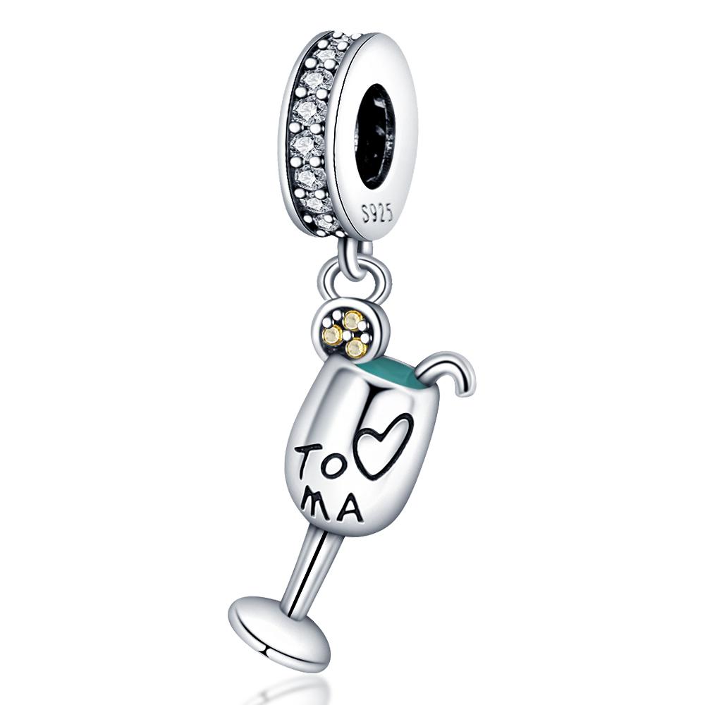 925 Silver Charms Bead Elephant Dolphin Shell Charm Bead Pendant Fits Bracelet Womens Jewelry Gifts