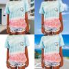Trendy Kids Cotton T-shirt For Summer 2024 Stylish Tie Dye Design For Boys And Girls