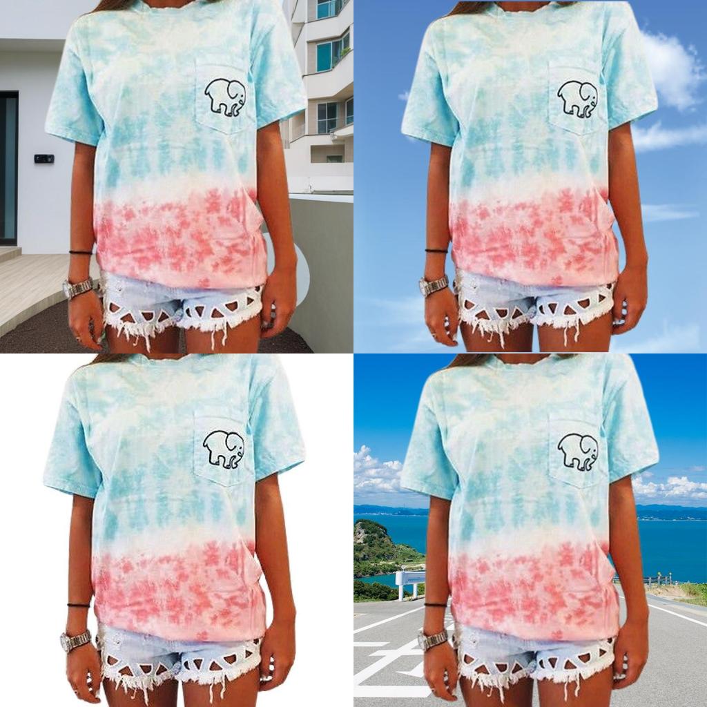 Trendy Kids Cotton T-shirt For Summer 2024 Stylish Tie Dye Design For Boys And Girls