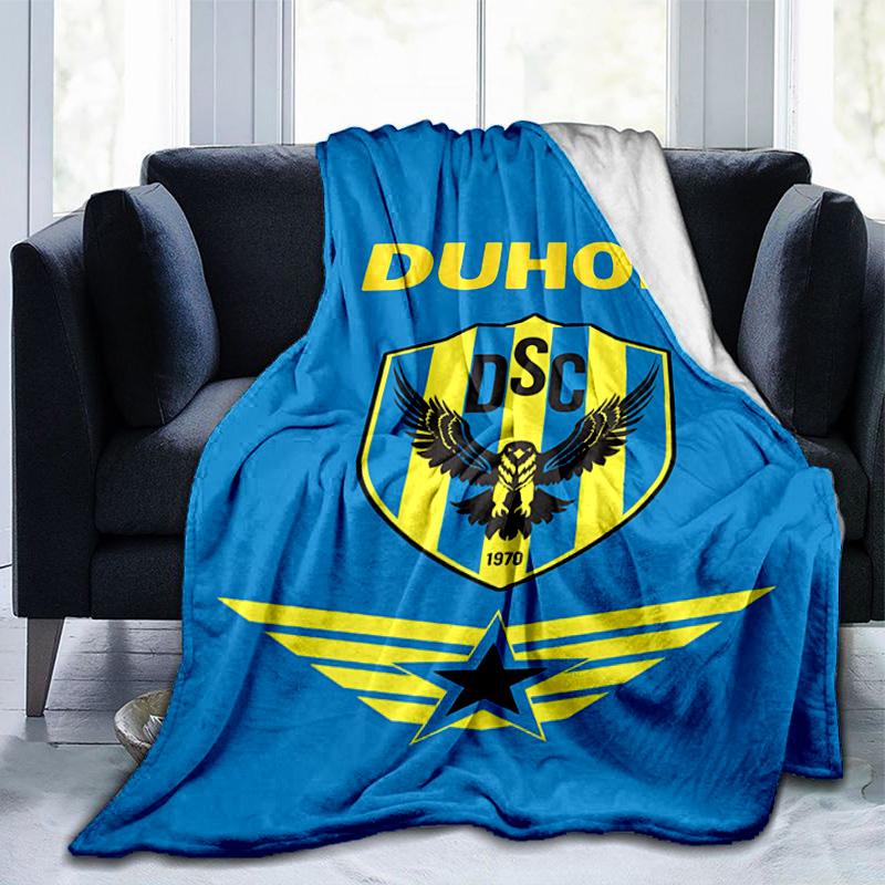 Duhok Sports Club Emblem Blanket Suitable for Sofas, Beds, Offices, And Camping - Perfect Gift for Halloween Christmas
