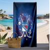 Пляжное полотенце с принтом New York Rangers Мягкое Портативное Быстросохнущее?Сухое полотенце для бассейна, летнего отпуска, активного отдыха на природе