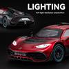 New 1:24 Mercedes-Benz AMG ONE Super Racing Alloy Die-cast Car Model Sound and Light Collectible Hobby Adult Birthday Gift Boy Trendy Toy Ornaments